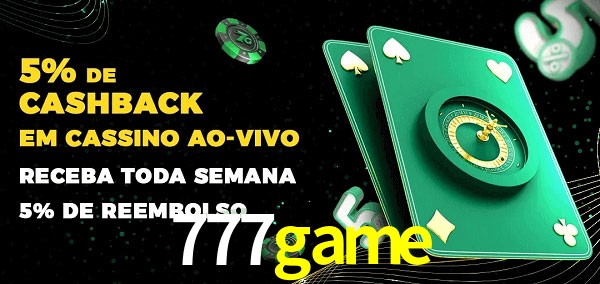 Promoções do cassino ao Vivo 777game